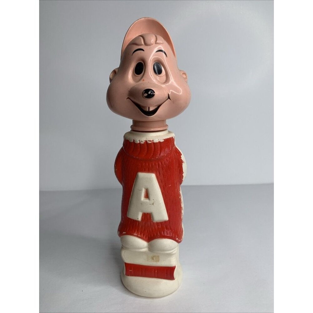 Alvin The Chipmunk‎ Soaky Soap Container, Toy, Vintage, Empty, Red With White A